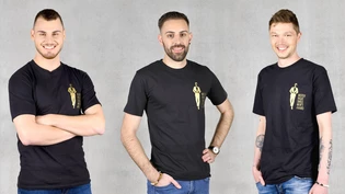 Der nächste Mr. Right: Die drei Bündner Andrin Koch, Mauro Guyan und Sven Jutzi (von links) sind unter den Top-20-Kandidaten. Der nächste Mr. Right: Die drei Bündner Andrin Koch, Mauro Guyan und Sven Jutzi (von links) sind unter den Top-20-Kandidaten.