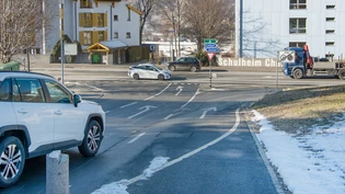 An der Kreuzung Scalärastrasse/Kantenstrasse/Masanserstrasse in Chur plant die Stadt einen Kreisel.
