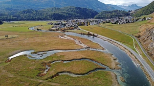 Der Inn bei Celerina: Hier entsteht eine wunderschöne, wiederbelebte Flusslandschaft. Der Inn bei Celerina: Hier entsteht eine wunderschöne, wiederbelebte Flusslandschaft.
