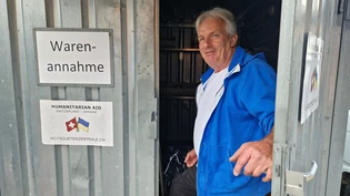Sammlung für die Ukraine: Bei der Gipserhütte in Ennenda hat Hansjürg Hess einen offenen Container für Hilfsgüter eingerichtet. Sammlung für die Ukraine: Bei der Gipserhütte in Ennenda hat Hansjürg Hess einen offenen Container für Hilfsgüter eingerichtet.