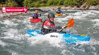 Wilde Gewässer: Mit dem Slogan «Rettet den Glenner» setzten sich Aktivistinnen und Aktivisten schon 2013 für den Alpenfluss ein. 