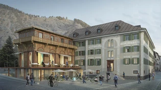 Treffpunkt für Gäste und Einheimische: Diese Visualisierung zeigt, wie das Hotel «Scaletta» aussehen soll, wenn es fertig renoviert ist. Treffpunkt für Gäste und Einheimische: Diese Visualisierung zeigt, wie das Hotel «Scaletta» aussehen soll, wenn es fertig renoviert ist.