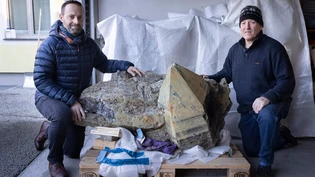Sie geben dem Tessin zurück, was das Tessin ihnen gegeben hat: Urs Gwerder (links) und Ueli Wolf finden die grössten Turmalinquarze Europas. Das grösste Stück nennen sie «Big Mama». Sie geben dem Tessin zurück, was das Tessin ihnen gegeben hat: Urs Gwerder (links) und Ueli Wolf finden die grössten Turmalinquarze Europas. Das grösste Stück nennen sie «Big Mama».