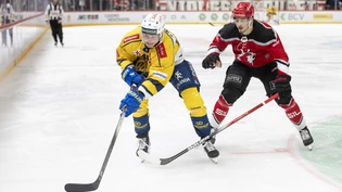 Gegner im Play-off-Viertelfinal: Dennis Rasmussen (links) und Lausannes Ken Jäger treffen am Sonntag wieder aufeinander.