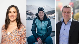 Drei Positionen: Cinia Schriber von den Grünen, Martin Baumgartner von der IG «Gemeinsam Futuro» und Stefan Elmer von den Sportbahnen Elm haben unterschiedliche Pläne.