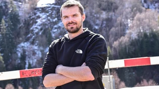 Es geht los: Christian Loretz, Präsident des Vereins «La Pendenta», ist gespannt auf die bevorstehenden Monate des Brückenbaus.