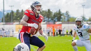 Wieder ein internationales Heimspiel: Im letzten Jahr bekamen es die Calanda Broncos (im Bild ist Max Gray) in den CEFL-Achtelfinals mit den Thonon Black Panthers zu tun – nun reisen die Copenhagen Towers an. 