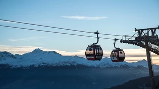 Erfolgreiche Wintersaison: Auch die Gondelbahn Rothorn Lenzerheide Canols-Scharmoin fuhr im Winter häufig voll.