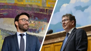 «Wir sind vorsichtig optimistisch, dass das Problem in Bern erkannt wurde»: Der Glarner Baudirektor Thomas Tschudi (links) freut sich über das Resultat eines Treffens mit Bundesrat Albert Rösti. 