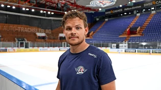 Zufrieden: Malte Strömwall fühlt sich in der St. Galler Kantonalbank Arena wohl. Zufrieden: Malte Strömwall fühlt sich in der St. Galler Kantonalbank Arena wohl.