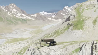 Mit Blick auf den oberen Segnesboden: Die geplante Besucherplattform soll im Gebiet der neuen Flemxpress-Bergstation Ils Cugns (Bild) realisiert werden.