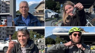 Drei Transportmittel, vier Routen: Unsere Redaktoren und unsere Redaktorin testen den schnellsten Weg von Näfels nach Glarus.