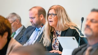 Hat die Gesetzesänderung angestossen: Die Schierser Grossrätin Anna-Margreth Holzinger-Loretz erklärt im Grossen Rat, weshalb ihr Vorstoss wichtig ist.
