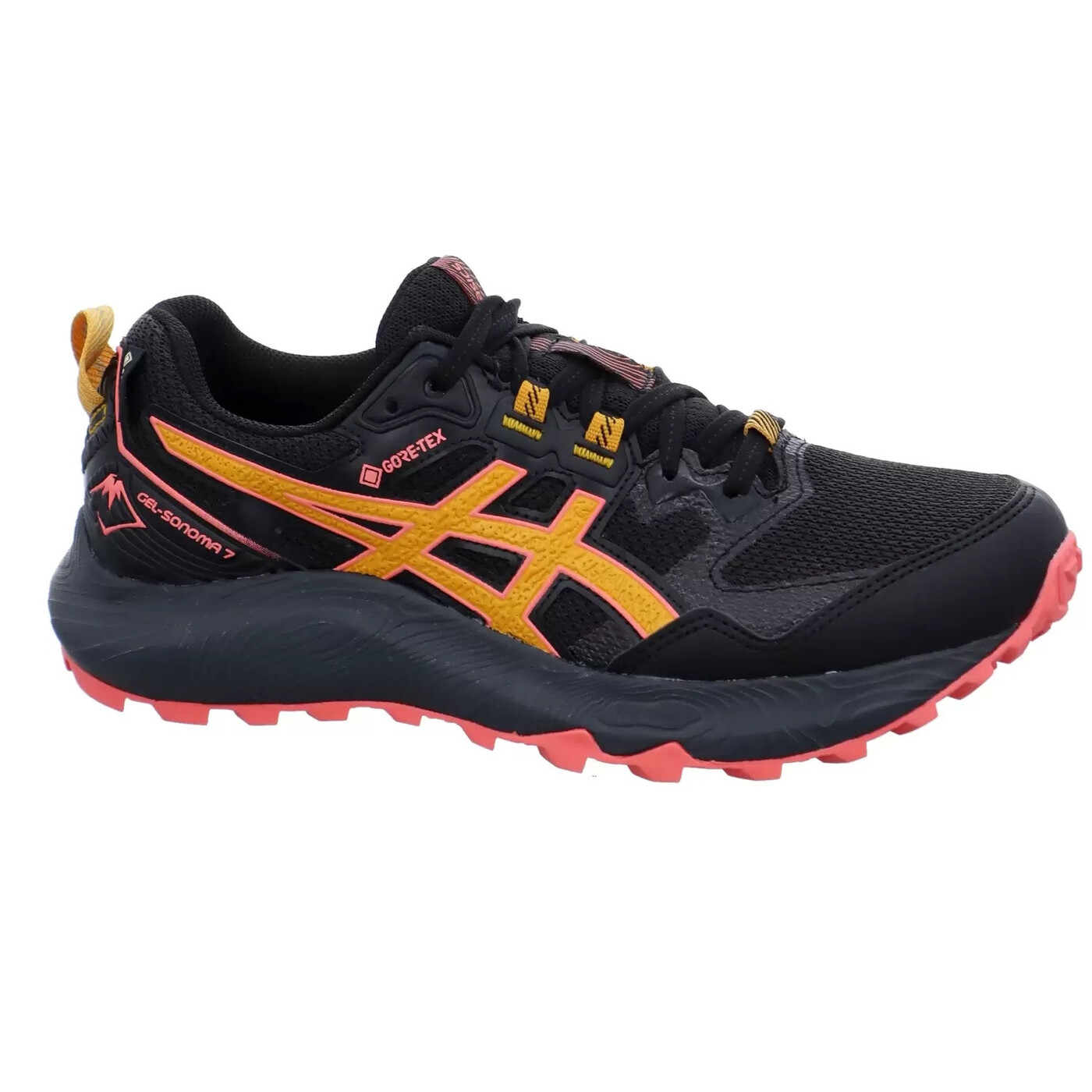 Mit Gore-Tex: Laufschuhe können auch wasserdicht und mit Regenprofil gekauft werden, wie dieses Modell von Asics.