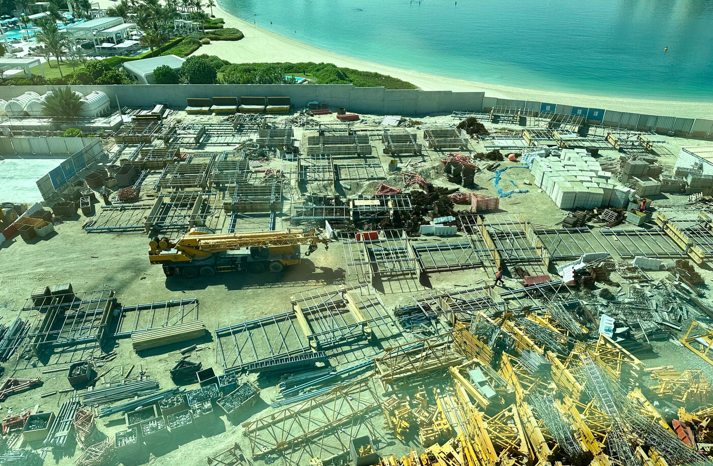 Menschenleere Baustelle: Dieses Projekt scheint momentan nicht weiter realisiert zu werden.